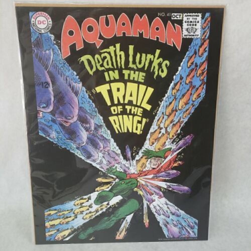 Aqua man #41 1968 Vintage DC COMICS Series 11"X14" Poster Print